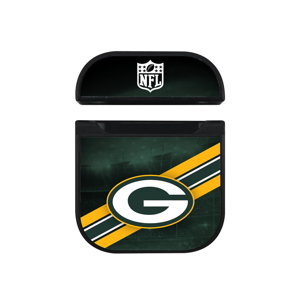 Green Bay Packers NFL Hard Plastic Case Cover For Apple Airpods