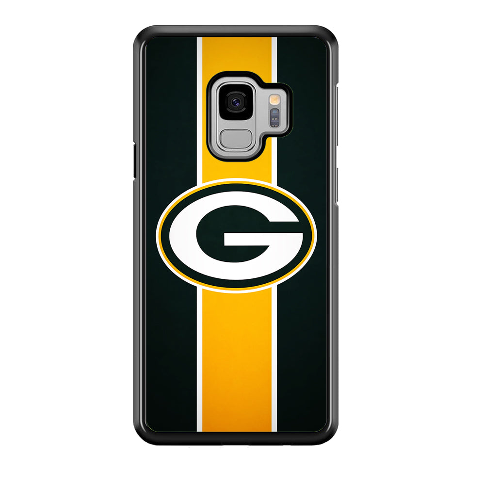 Green Bay Packers Yellow Stripe Samsung Galaxy S9 Case