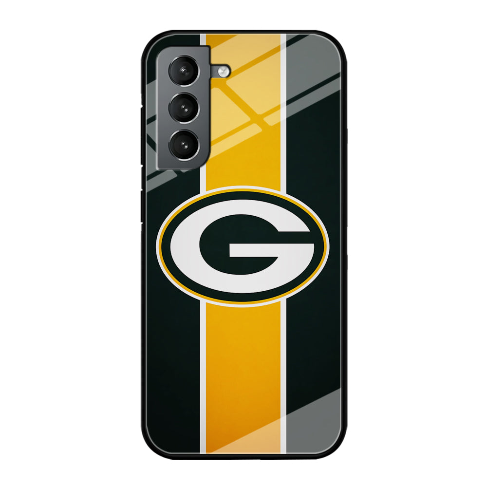 Green Bay Packers Yellow Stripe Samsung Galaxy S21 Case