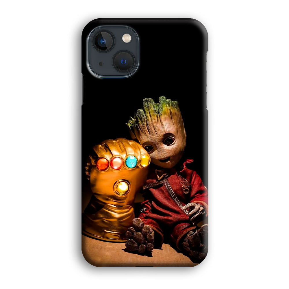 Groot Thanos Infinity Gauntlet iPhone 14 Plus Case
