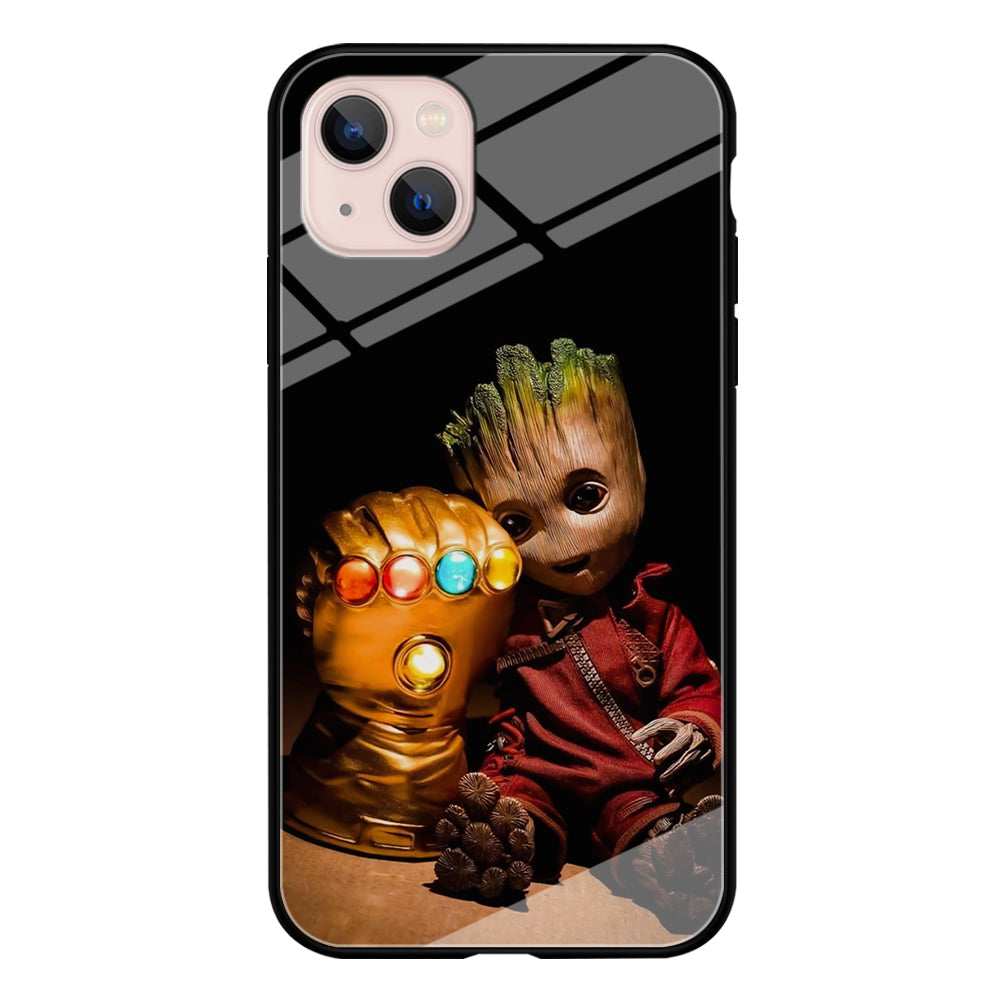 Groot Thanos Infinity Gauntlet iPhone 14 Plus Case