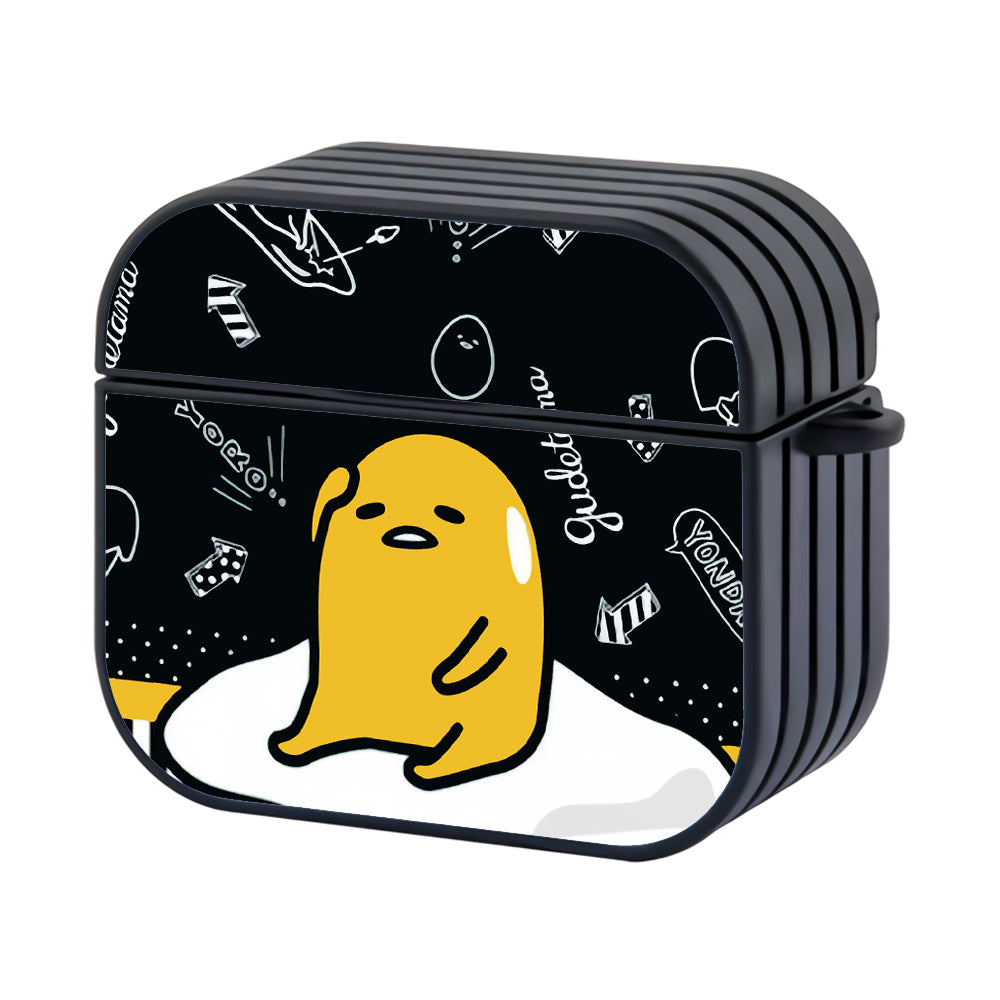 Gudetama Aesthetic Hard Plastic Case Cover For Apple Airpods 3 - Ezzystore