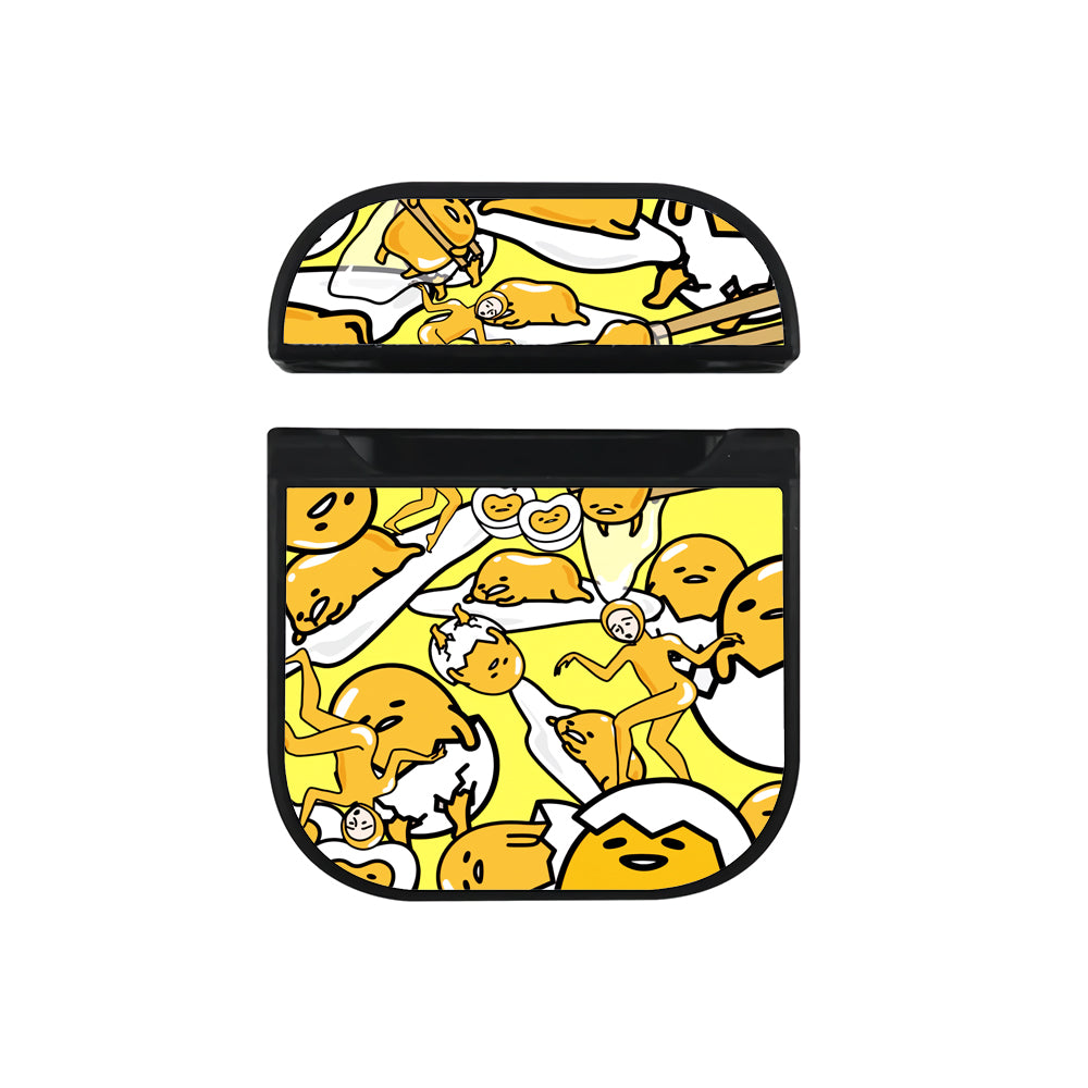 Gudetama Lazy Daily Hard Plastic Case Cover For Apple Airpods