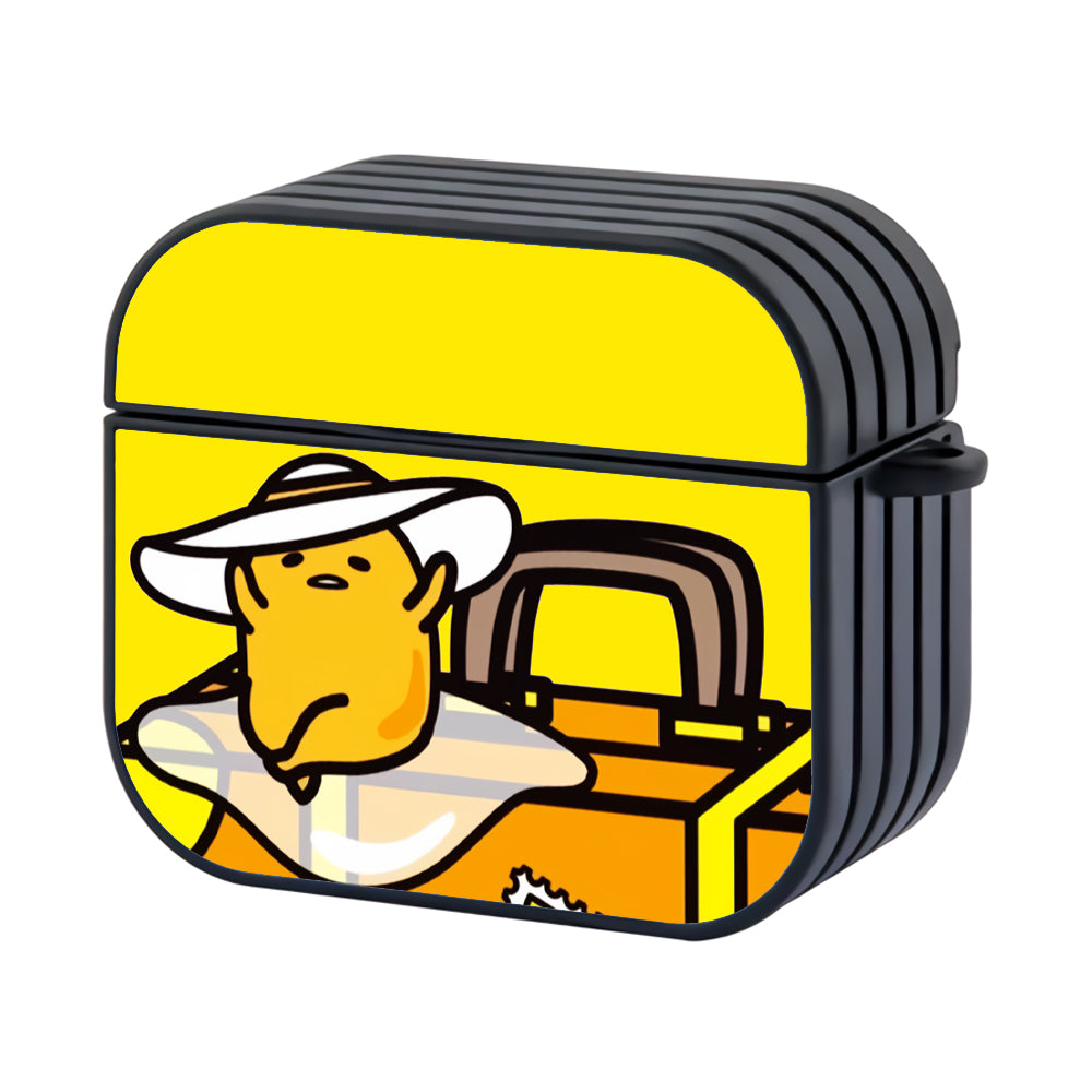 Gudetama Ready To Travel Hard Plastic Case Cover For Apple Airpods 3 - Ezzystore