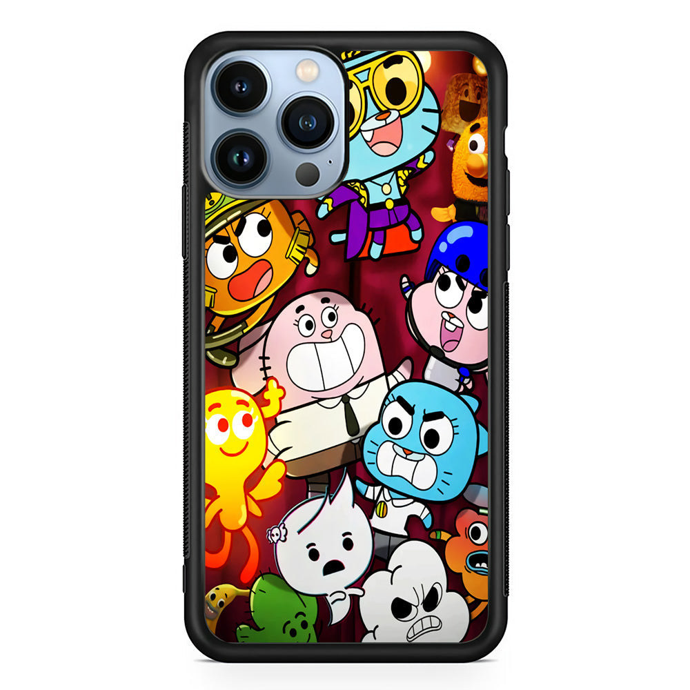 Gumball And Friends Cosplay iPhone 14 Pro Case