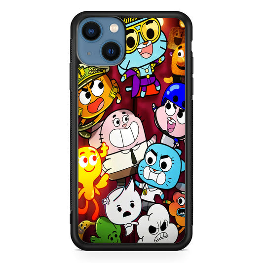 Gumball And Friends Cosplay iPhone 15 Plus Case
