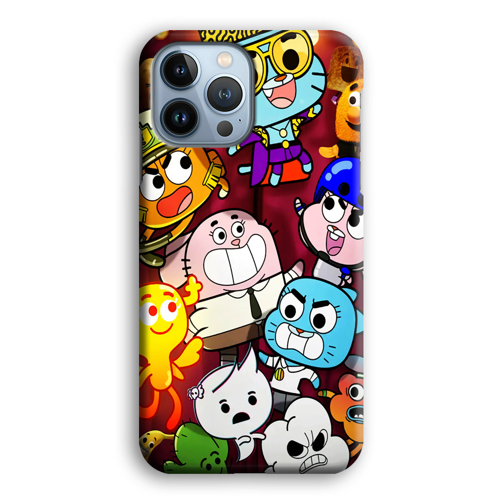 Gumball And Friends Cosplay iPhone 14 Pro Case
