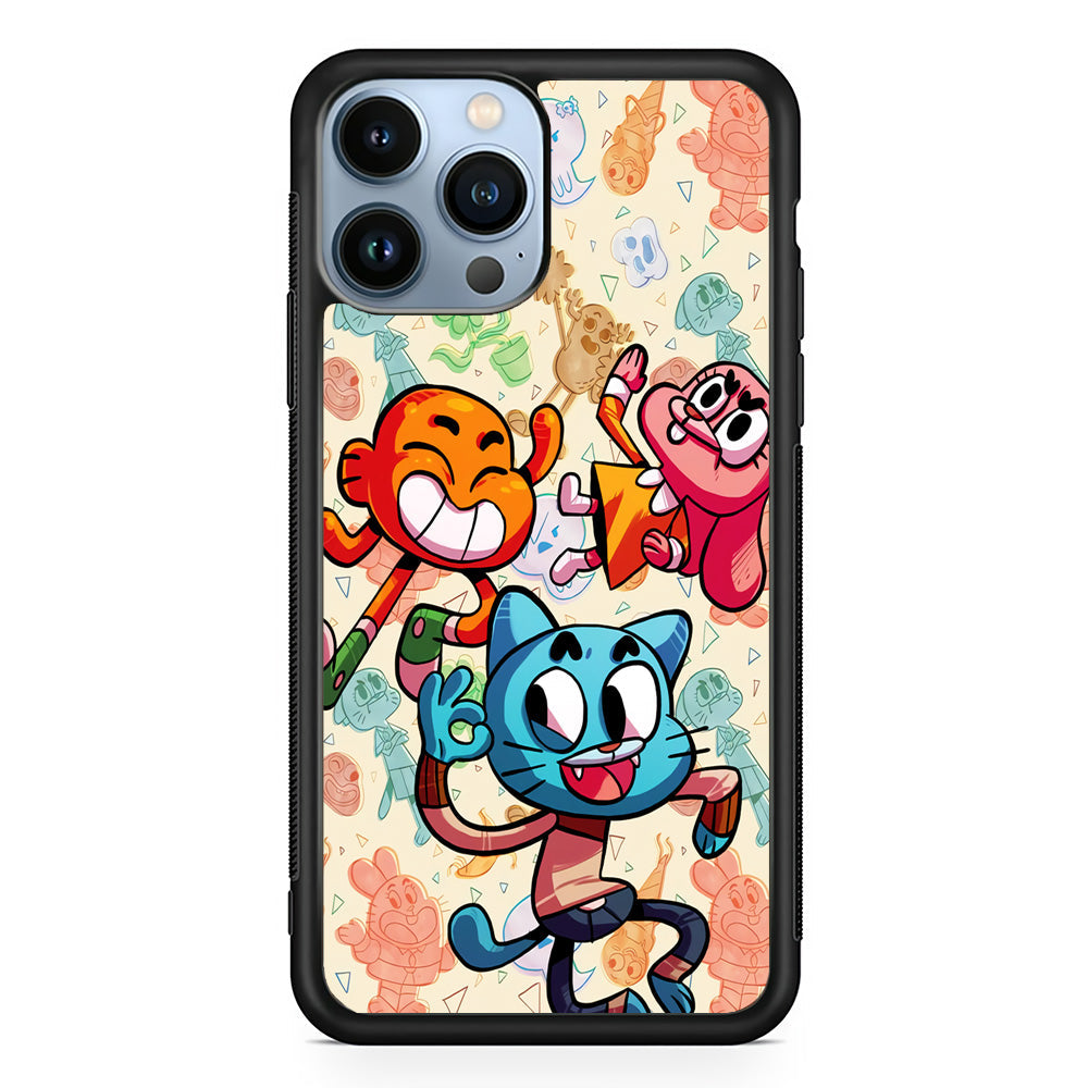 Gumball Darwin And Anais iPhone 15 Pro Max Case