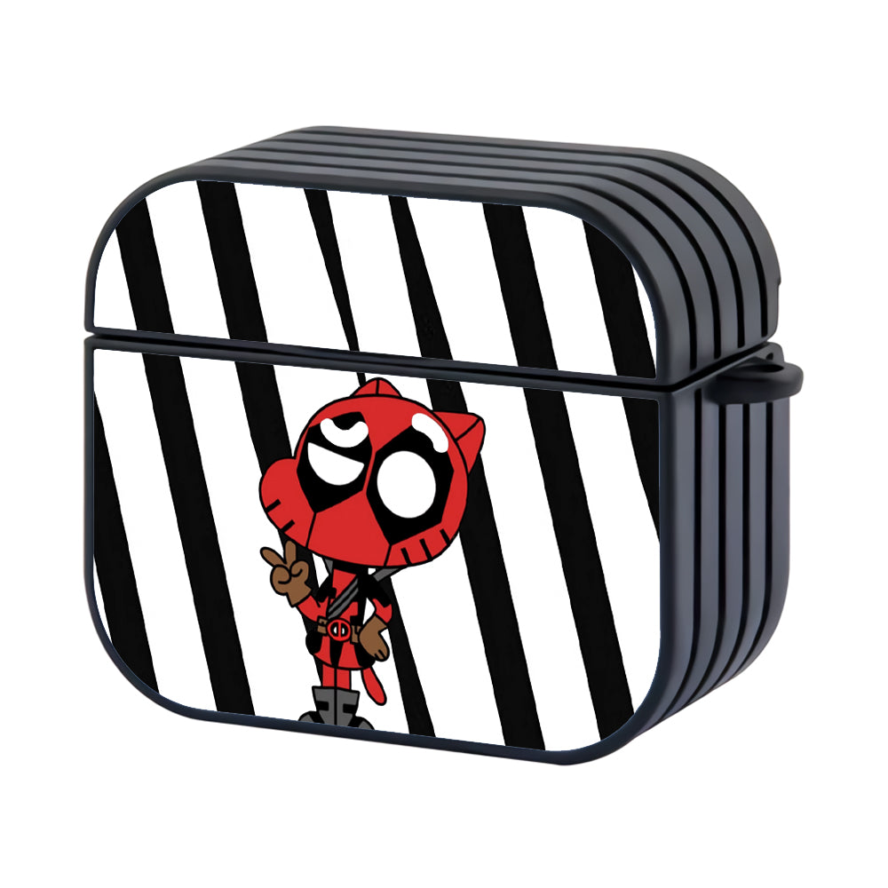 Gumball Deadpool Mode Hard Plastic Case Cover For Apple Airpods 3