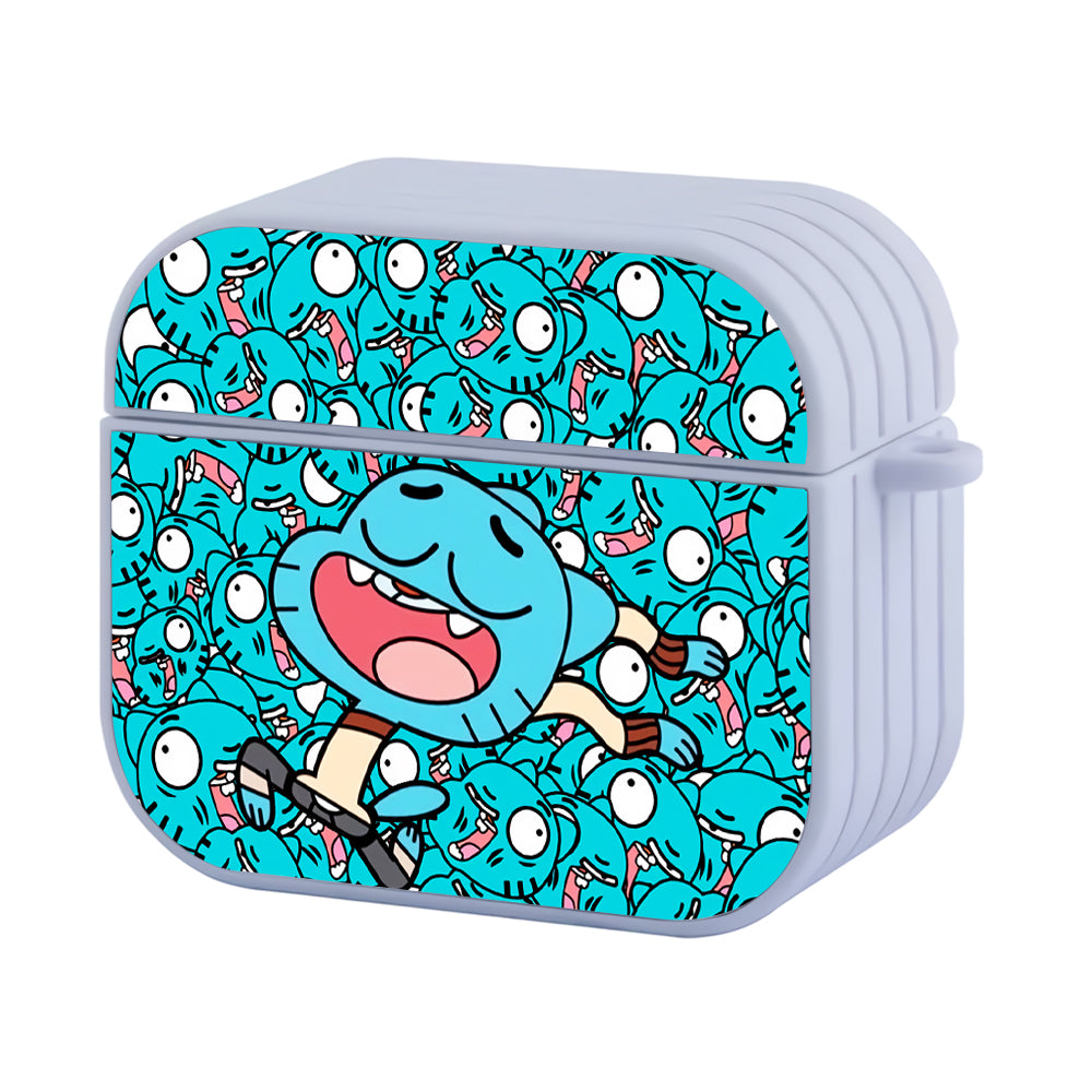 Gumball Feeling Happy Hard Plastic Case Cover For Apple Airpods 3