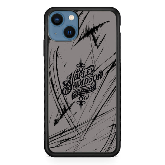 Harley Davidson Grey Claw Mark iPhone 15 Case
