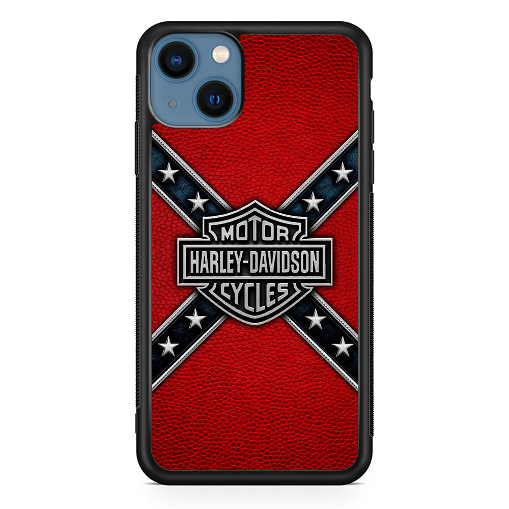 Harley Davidson Pride Logo Stripe Belt iPhone 15 Case