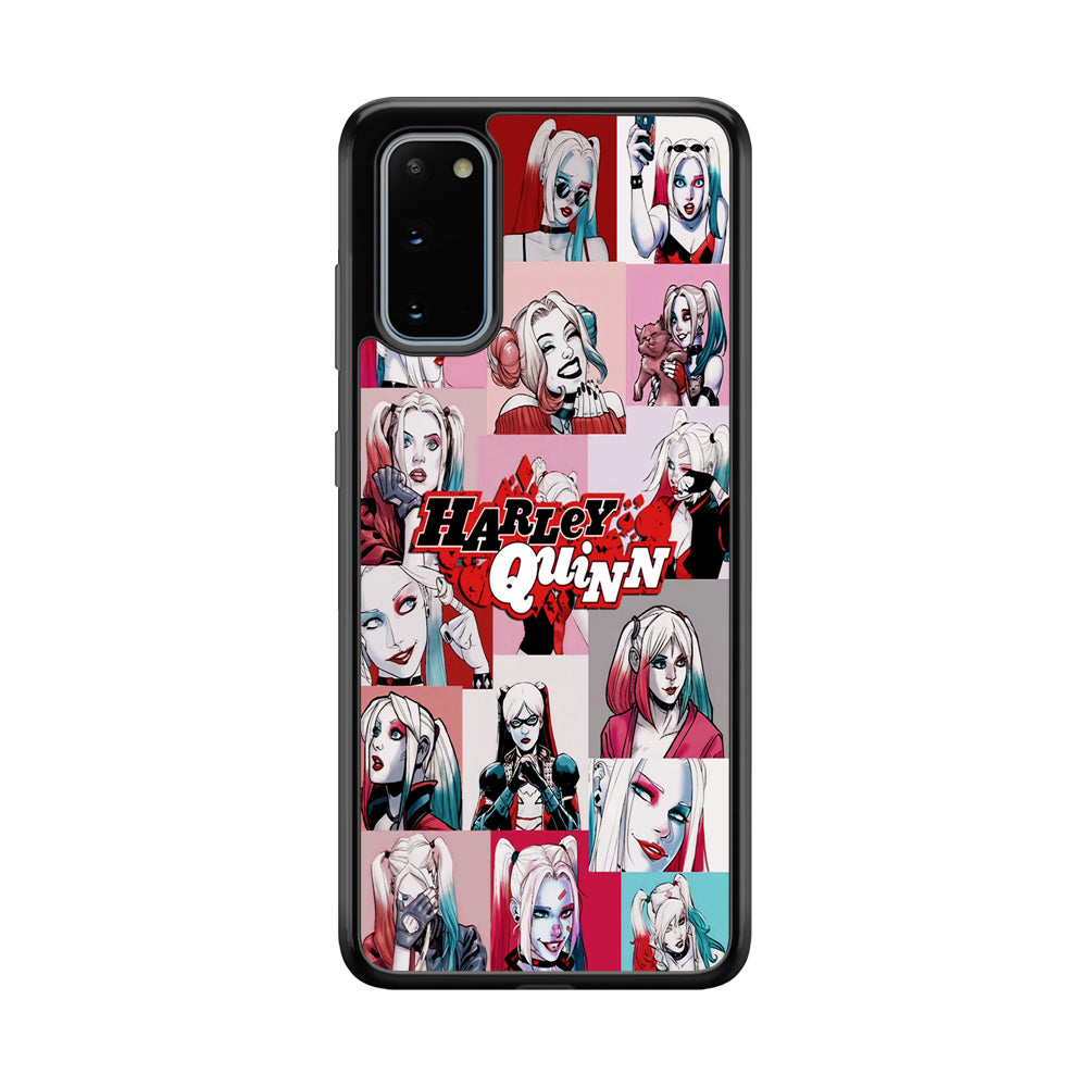 Harley Quinn Collage Of Expression Samsung Galaxy S20 Case