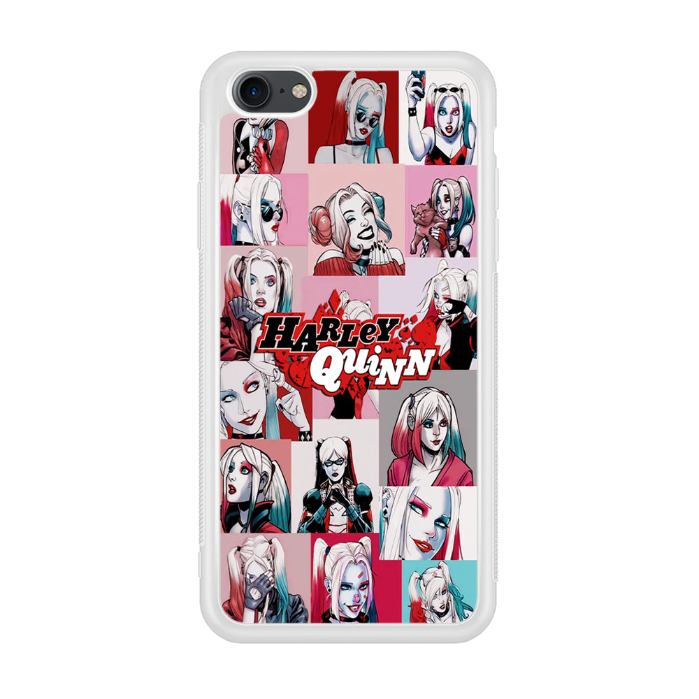 Harley Quinn Collage Of Expression iPhone 8 Case