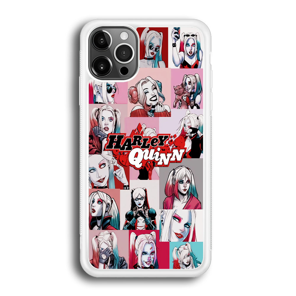 Harley Quinn Collage Of Expression iPhone 12 Pro Max Case