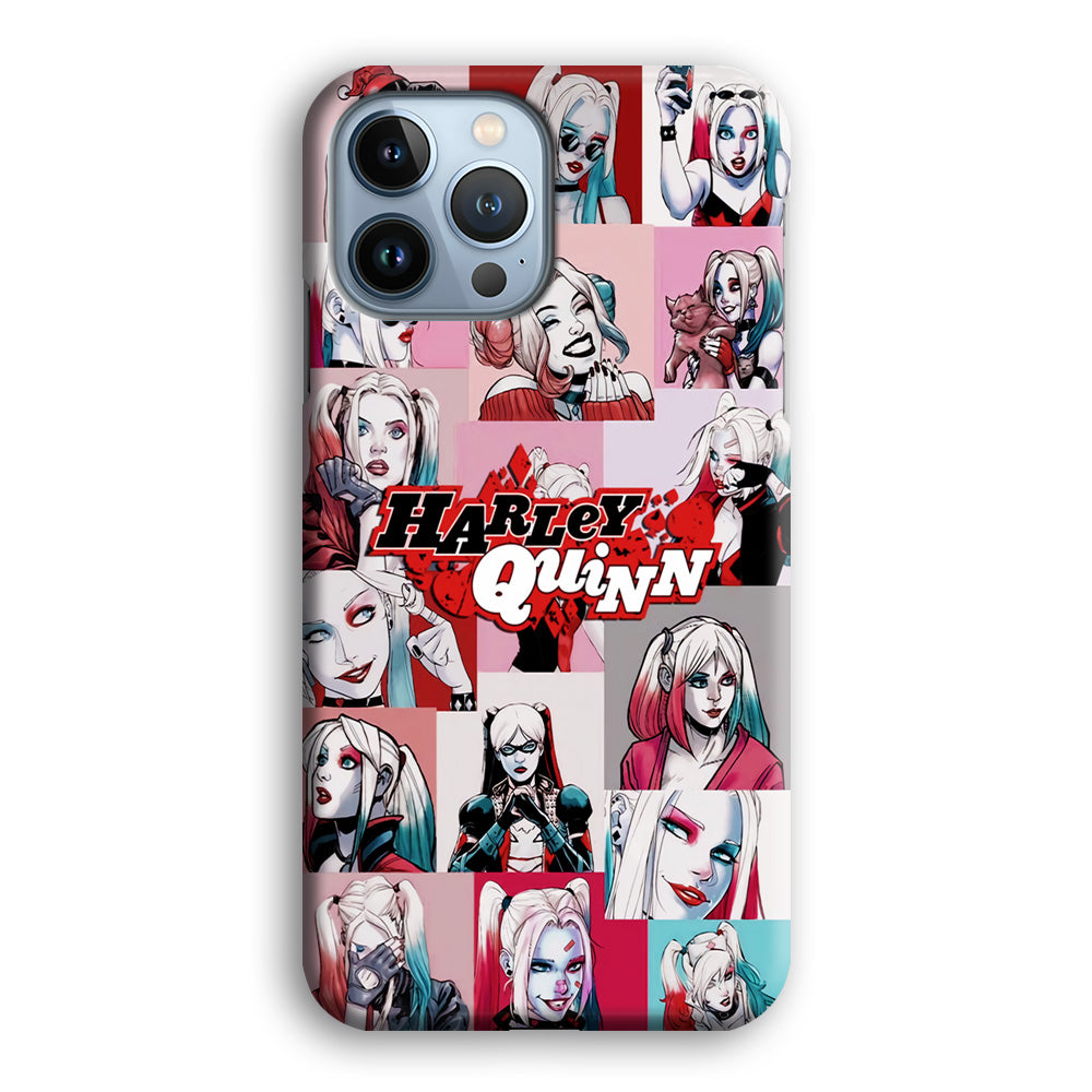 Harley Quinn Collage Of Expression iPhone 14 Pro Case