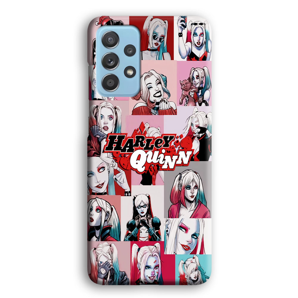 Harley Quinn Collage Of Expression Samsung Galaxy A52 Case