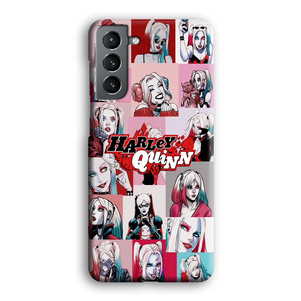 Harley Quinn Collage Of Expression Samsung Galaxy S21 Plus Case