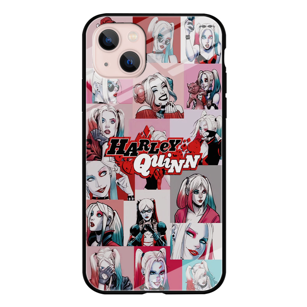Harley Quinn Collage Of Expression iPhone 13 Case