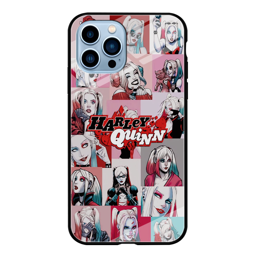 Harley Quinn Collage Of Expression iPhone 14 Pro Case