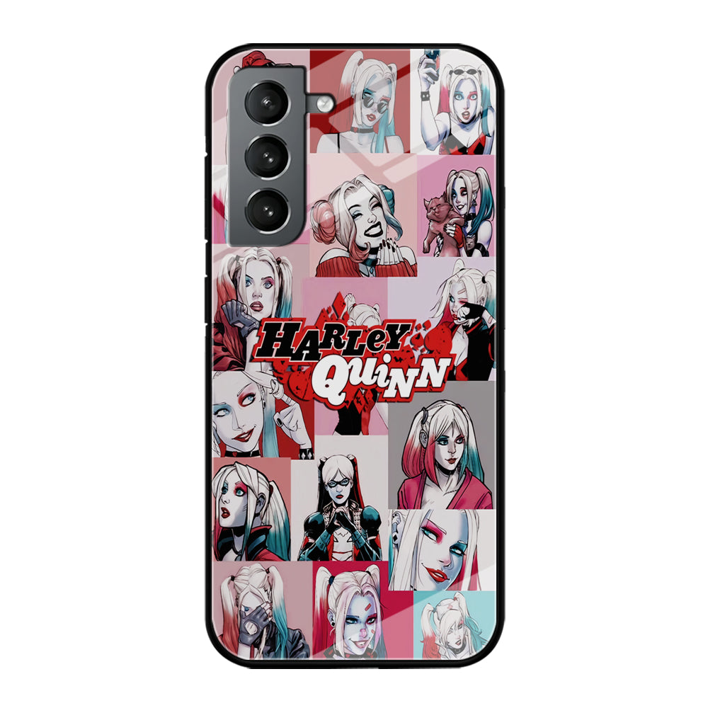 Harley Quinn Collage Of Expression Samsung Galaxy S21 Plus Case