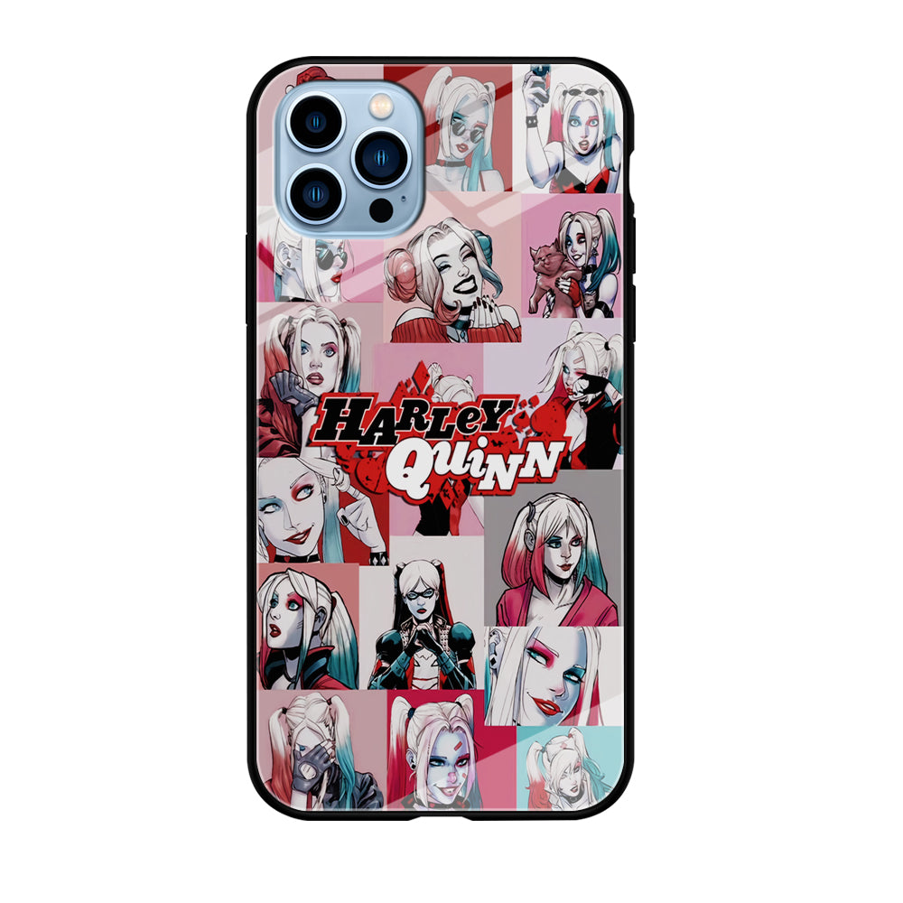 Harley Quinn Collage Of Expression iPhone 12 Pro Max Case
