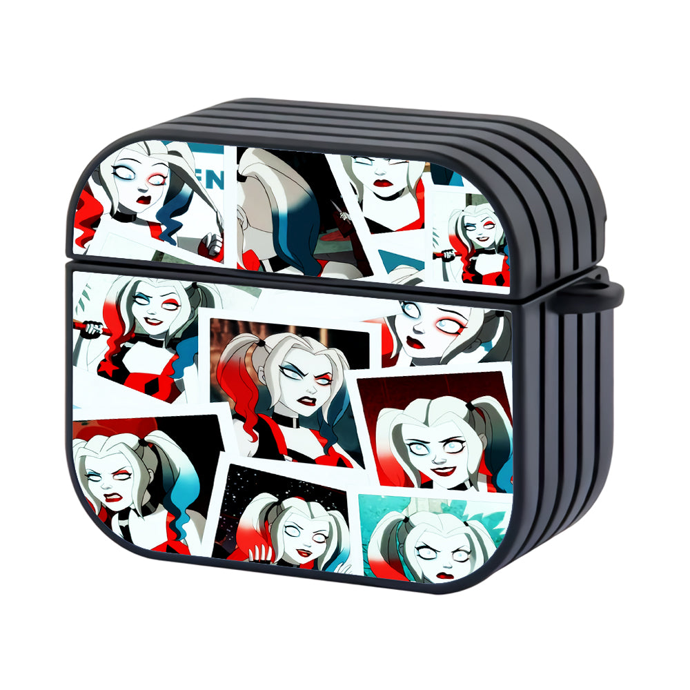 Harley Quinn Photo Collage Hard Plastic Case Cover For Apple Airpods 3