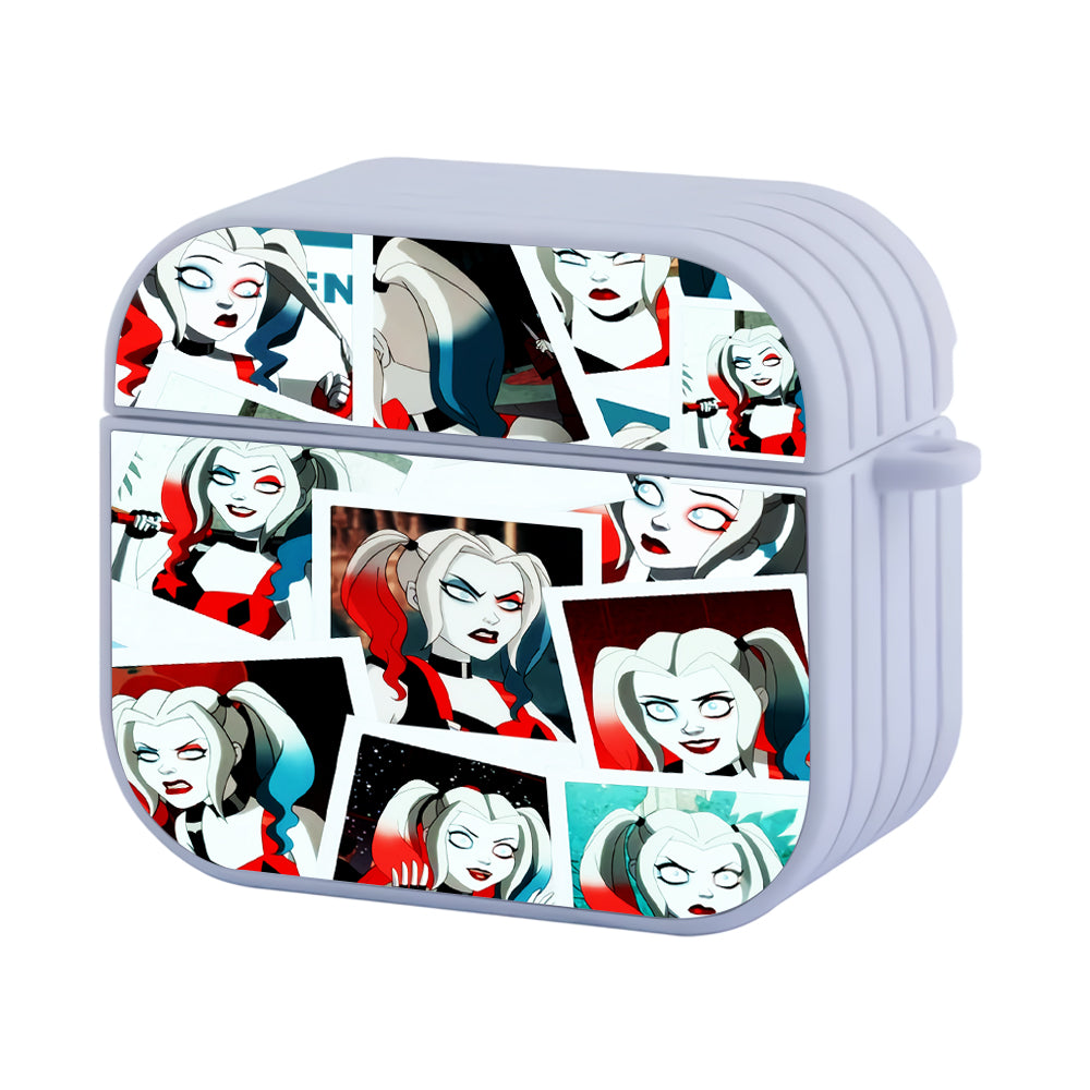 Harley Quinn Photo Collage Hard Plastic Case Cover For Apple Airpods 3