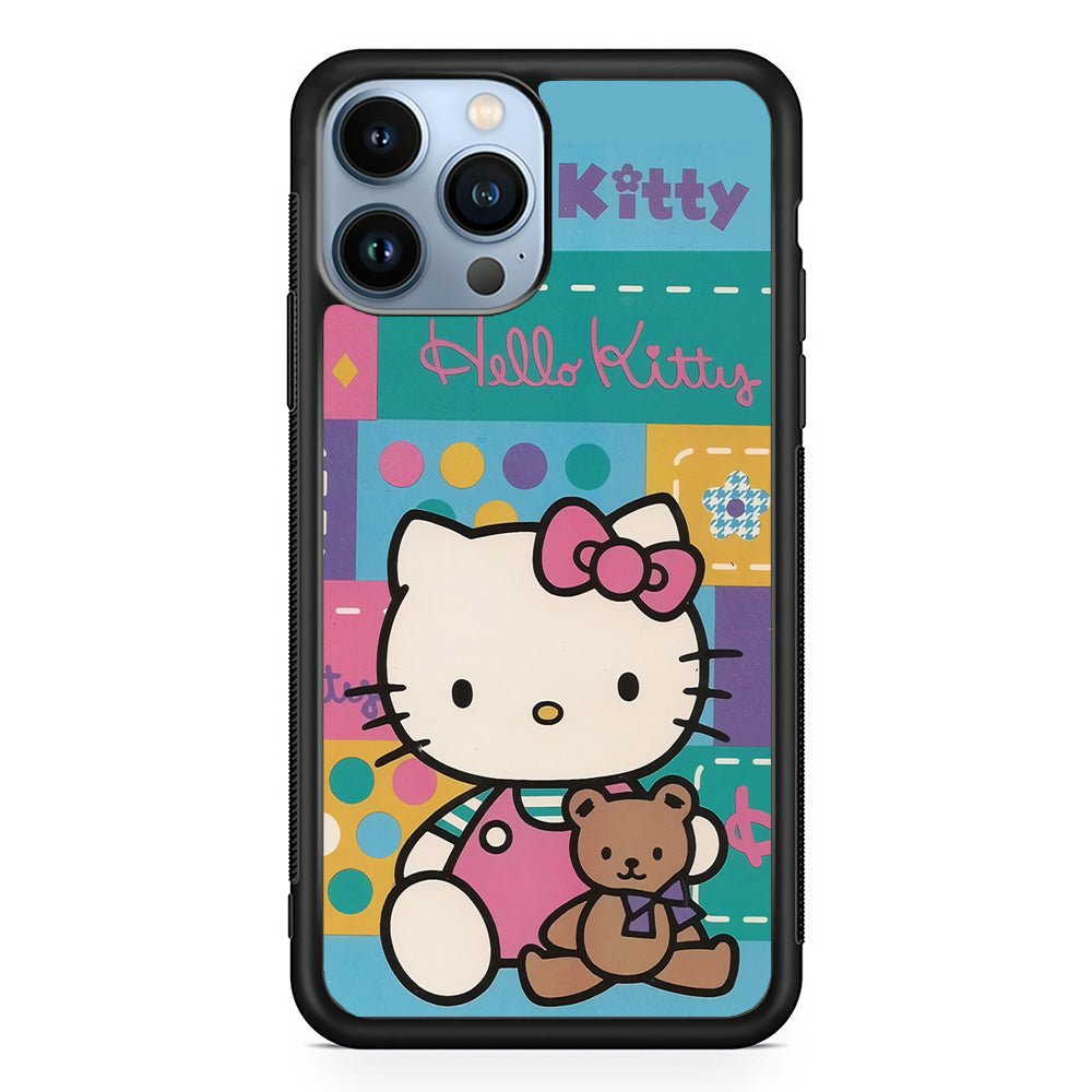 Hello Kitty Abstract Collage iPhone 15 Pro Case