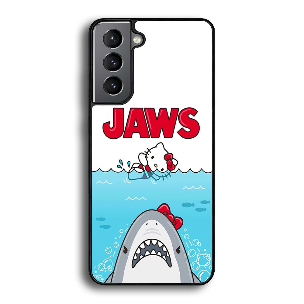 Hello Kitty Jaws Shark Samsung Galaxy S23 Case - Ezzystore