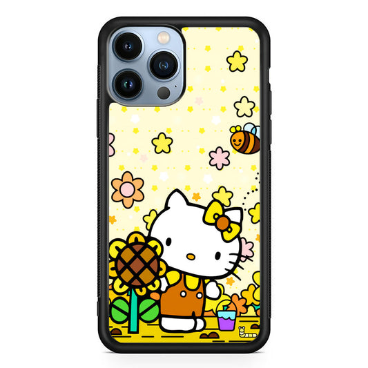Hello Kitty Sun Flowers iPhone 15 Pro Case