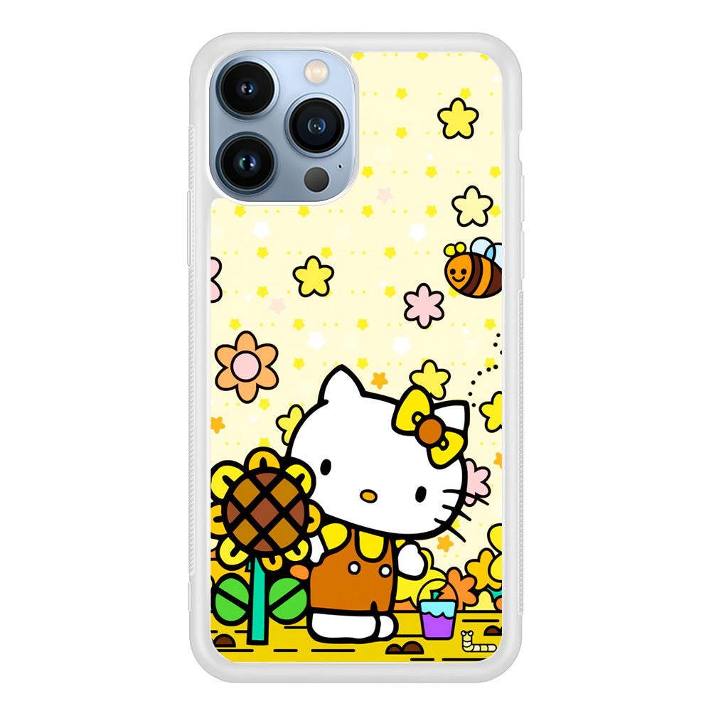 Hello Kitty Sun Flowers iPhone 15 Pro Max Case