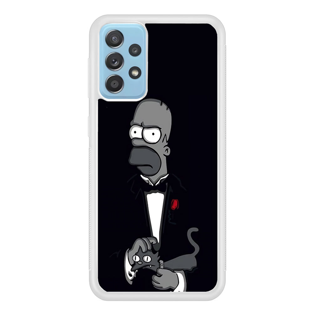 Homer Simpson Goodfather Samsung Galaxy A52 Case