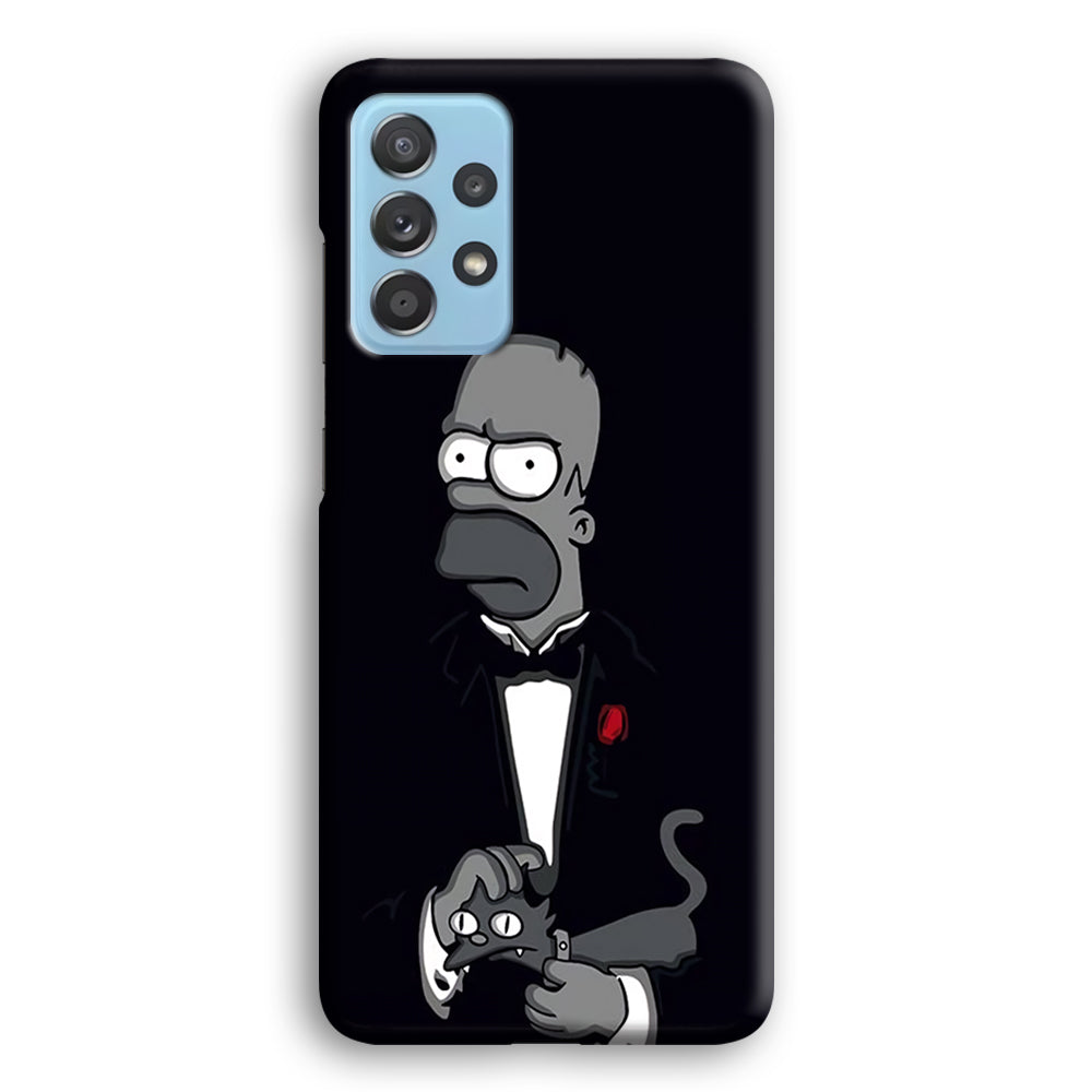 Homer Simpson Goodfather Samsung Galaxy A52 Case
