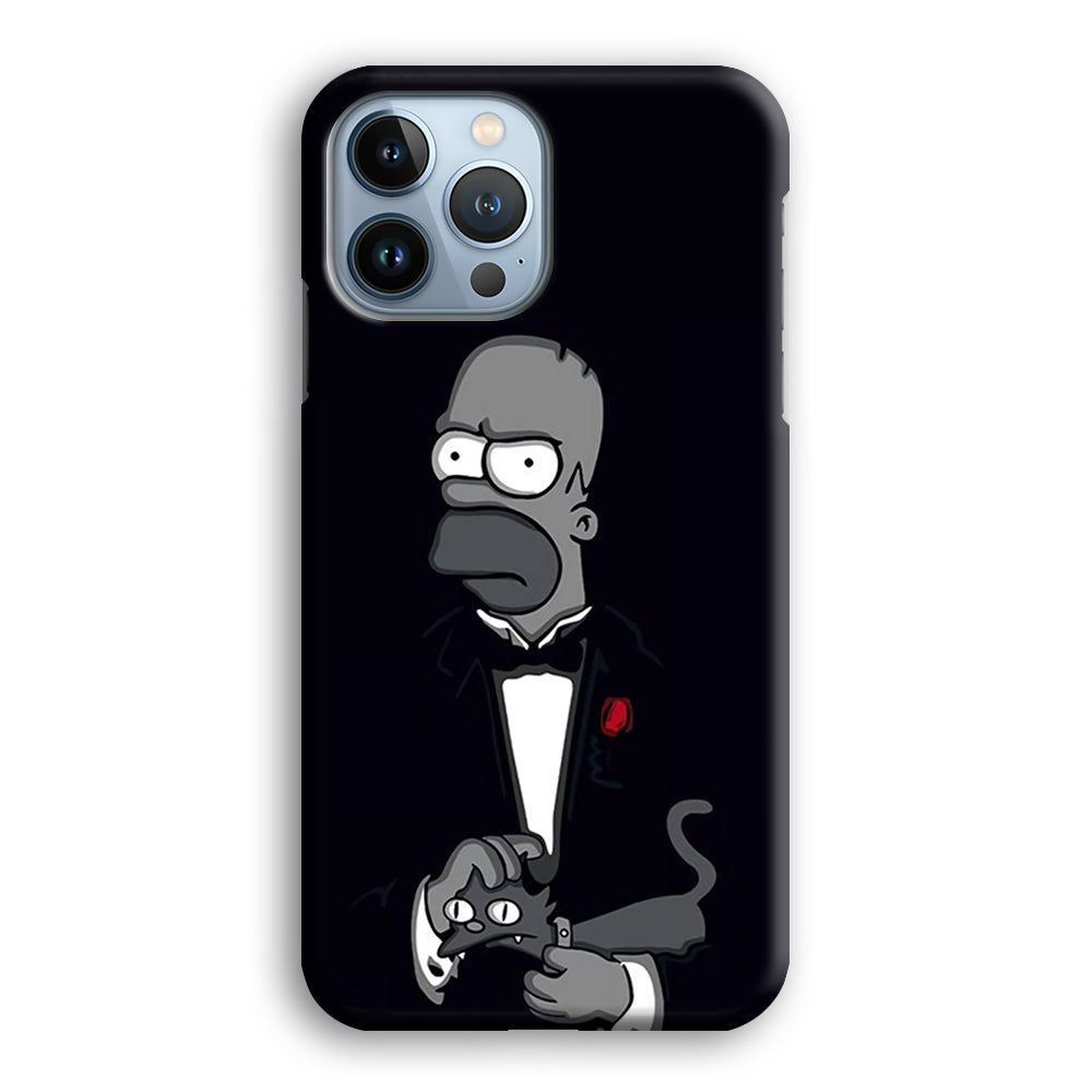 Homer Simpson Goodfather iPhone 15 Pro Case