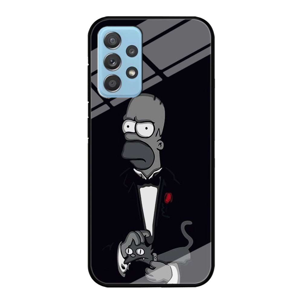 Homer Simpson Goodfather Samsung Galaxy A52 Case