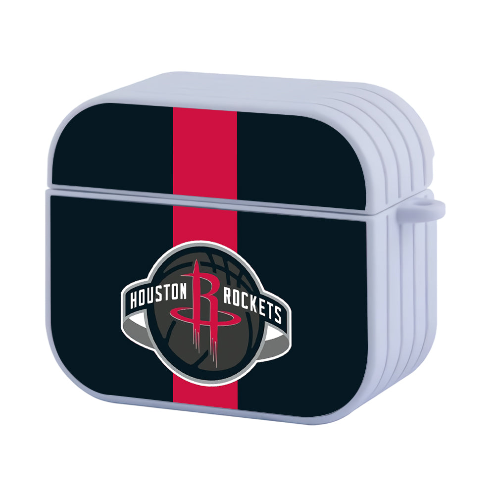 Houston Rockets Team NBA Hard Plastic Case Cover For Apple Airpods 3