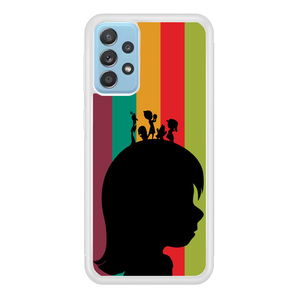 Inside Out Silhouette Character Samsung Galaxy A52 Case