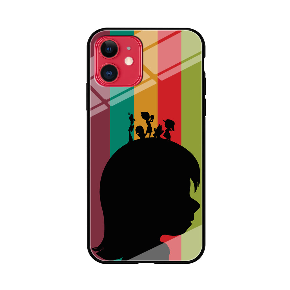Inside Out Silhouette Character iPhone 11 Case