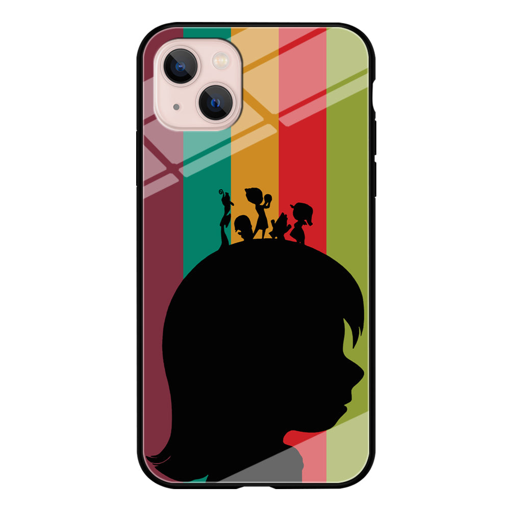 Inside Out Silhouette Character iPhone 14 Plus Case