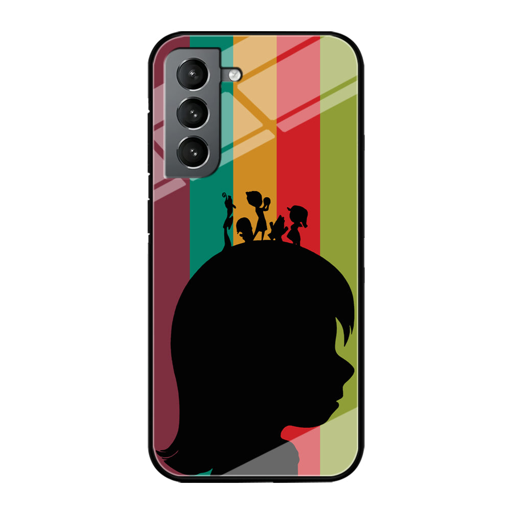 Inside Out Silhouette Character Samsung Galaxy S21 Plus Case