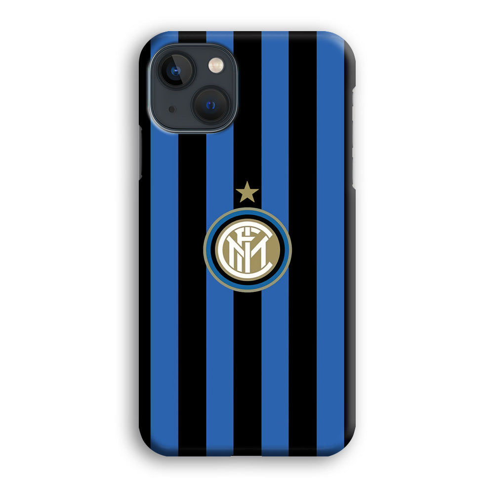 Inter Milan Pattern Of Icon iPhone 15 Case