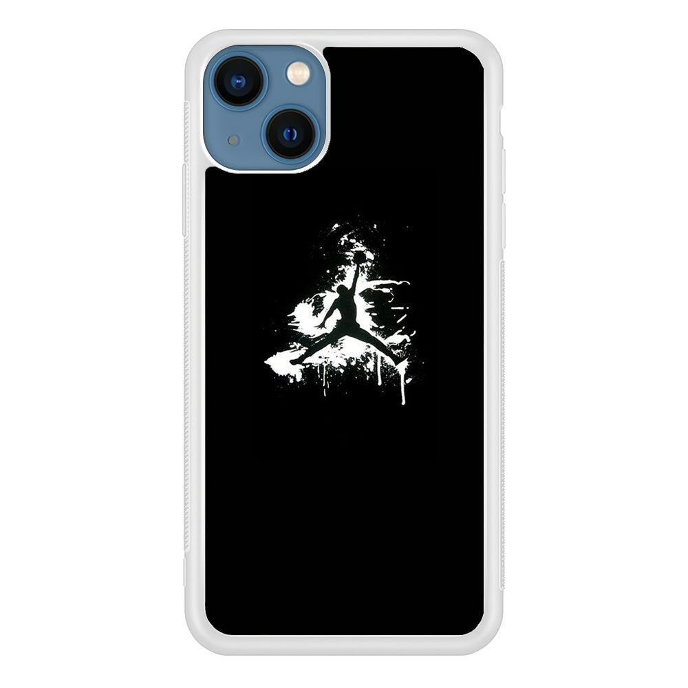 Jordan Black White Gravity iPhone 14 Plus Case