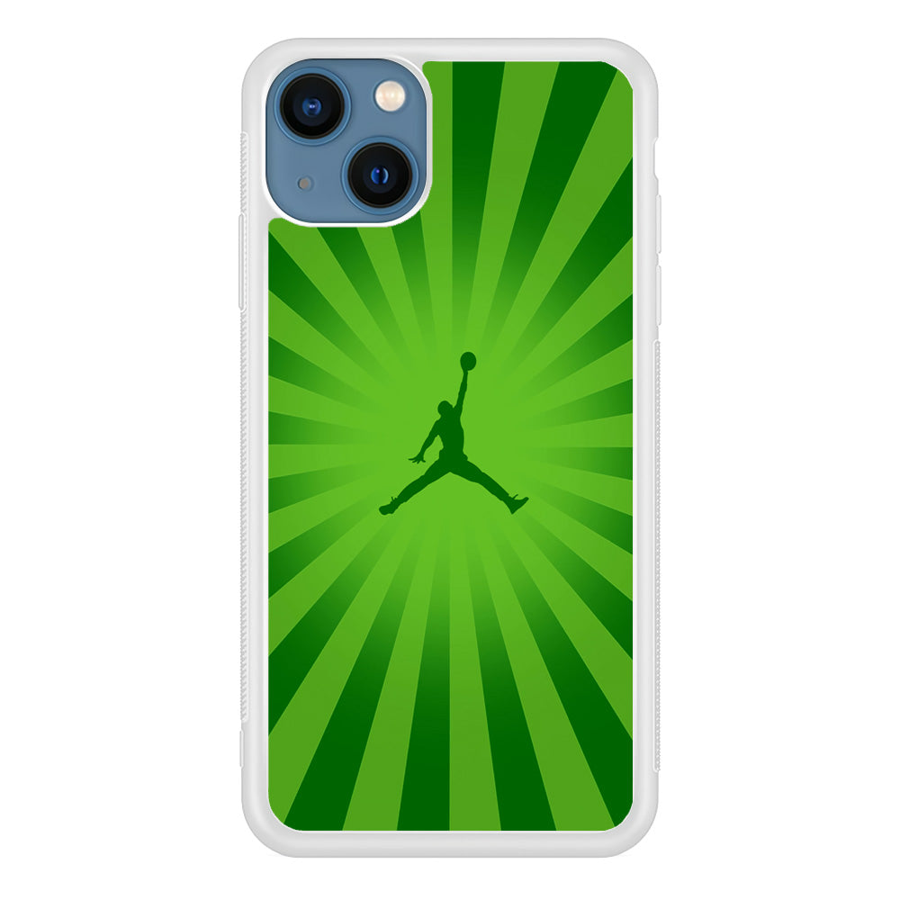 Jordan Blaster Green Combination iPhone 14 Plus Case