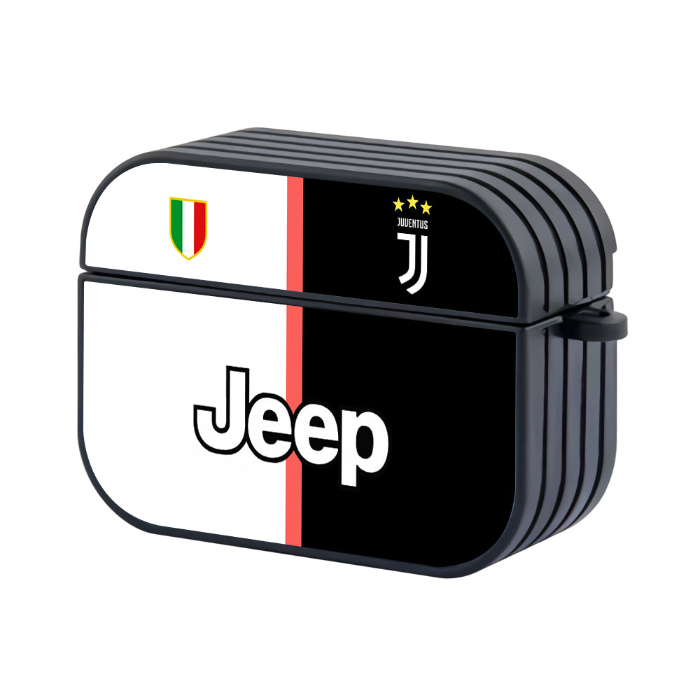 Juventus Home Jersey Hard Plastic Case Cover For Apple Airpods Pro 2 - Ezzystore