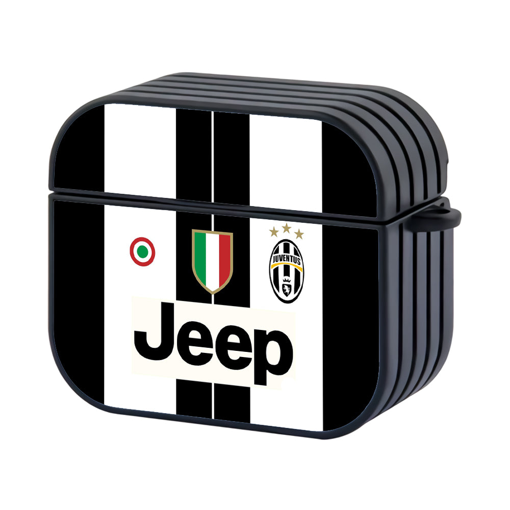 Juventus Jersey Old Logo Hard Plastic Case Cover For Apple Airpods 3