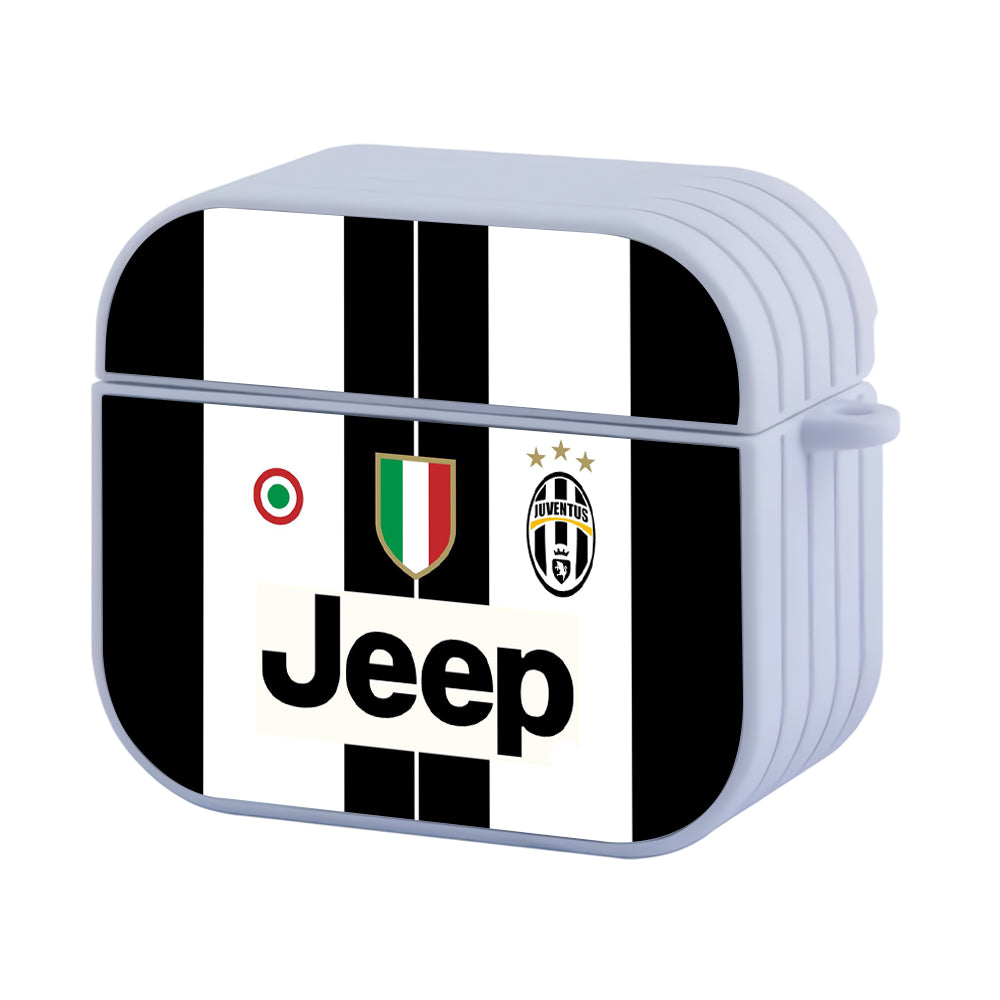 Juventus Jersey Old Logo Hard Plastic Case Cover For Apple Airpods 3