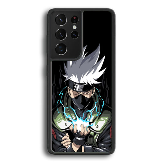 Kakashi Chidori And Sharingan Samsung Galaxy S21 Ultra Case - Ezzystore