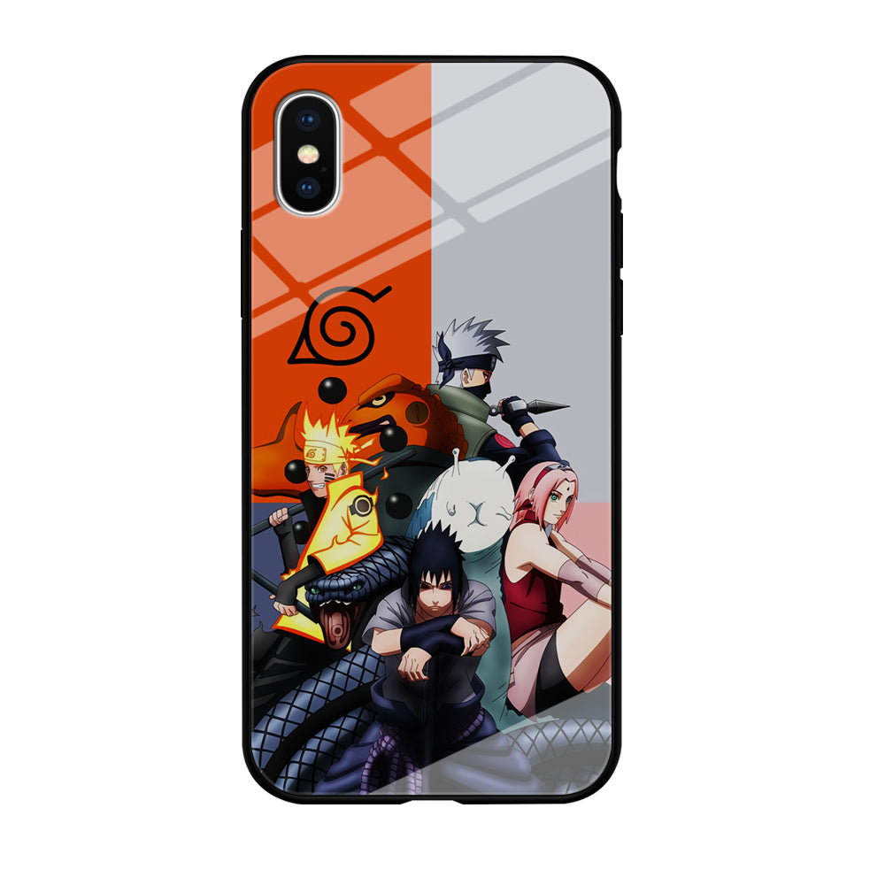 Kakashi Team 7 Konoha iPhone X Case