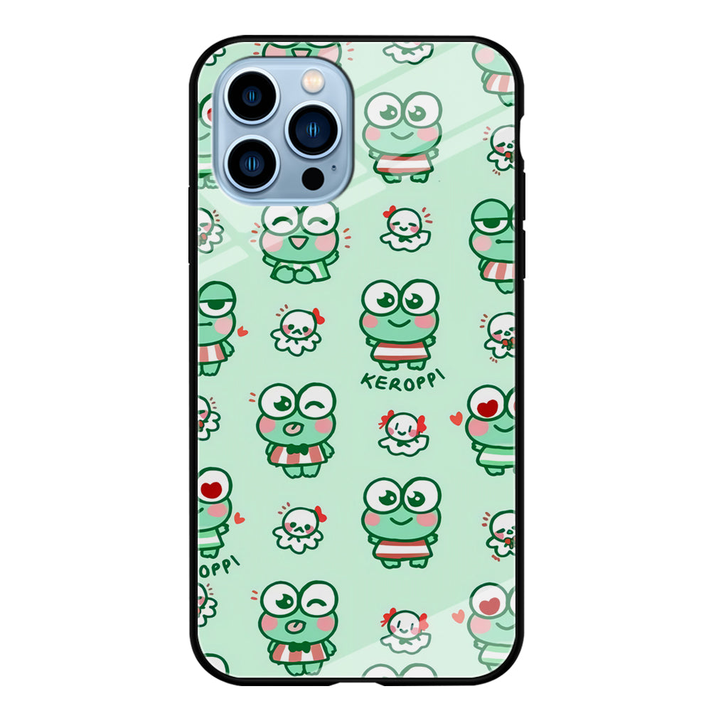 Keroppi Cute Expression iPhone 15 Pro Case